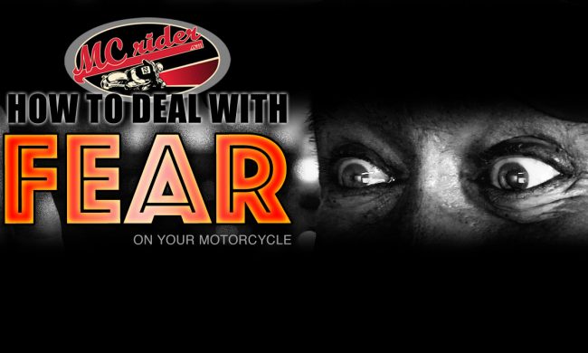 Dealing with fear on a motorcycle