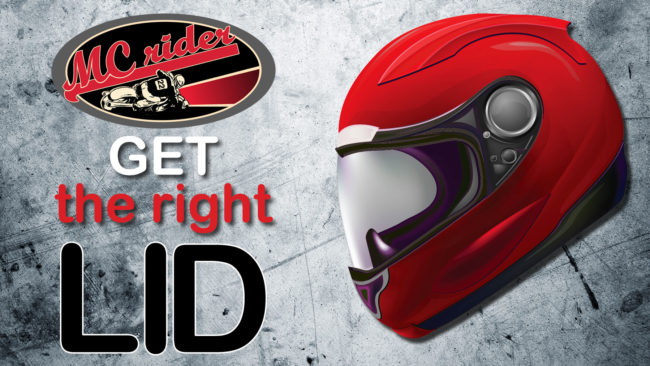 Find the right motorcycle helmet