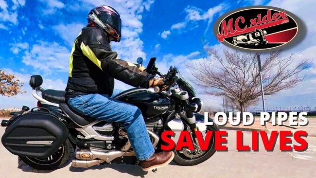 loud pipes save lives