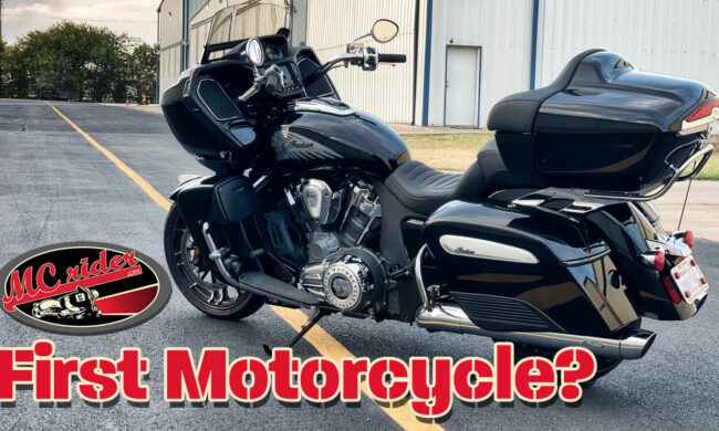 Big motorcycle new rider, first motorcycle