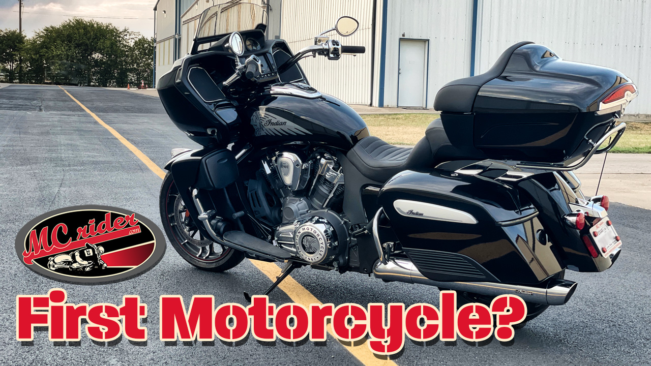 Big motorcycle new rider, first motorcycle