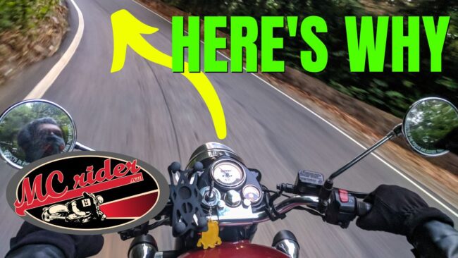 Why riders crash in corners