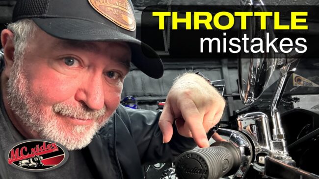 Throttle mistakes new riders make
