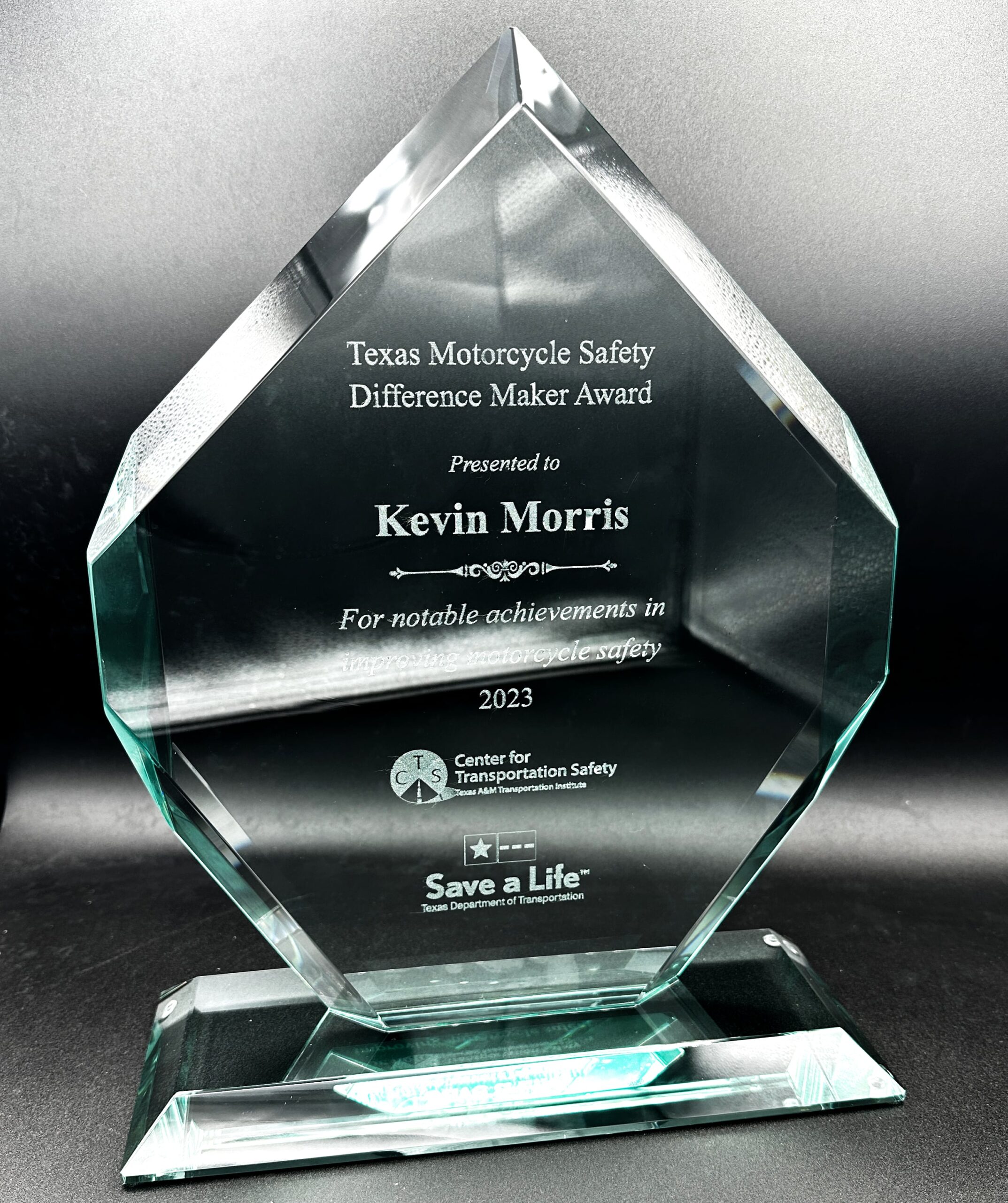 The Texas Motorcycle Safety Difference Maker Award
