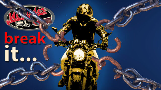 Break the chain of motorcycle crashes