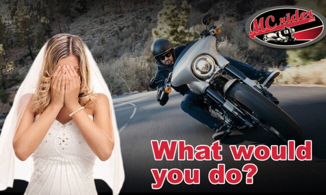 Dad skips daughters wedding for a motorcycle trip